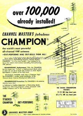 Champion 325-2; Channel Master Corp. (ID = 1739350) Antenna