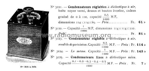 Condensateur réglable 3121; Charron, Bellanger (ID = 2213617) mod-pre26