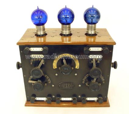 Récepteur 3 lampes externes; Charron, Bellanger (ID = 2453407) Radio