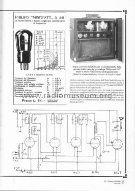 Radioperfecta Tipo V ; Radioperfecta ditta (ID = 1529908) Radio