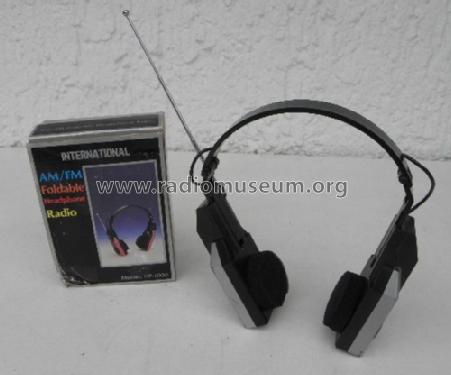 International Headphone Radio AM/FM Stereo Sound HP-1000; Unknown - CUSTOM (ID = 969875) Radio