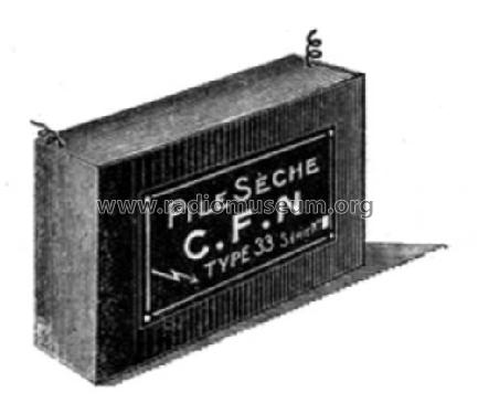 Pile sèche C.F.N Type 33; Cholin, Ferry, Paul (ID = 2644711) A-courant