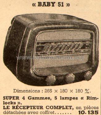 Baby 51; Cibot Radio; Paris (ID = 533368) Radio