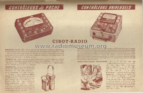 Contrôleur 450; Cibot Radio; Paris (ID = 1457751) Equipment