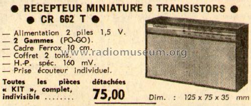 CR662T; Cibot Radio; Paris (ID = 540327) Radio