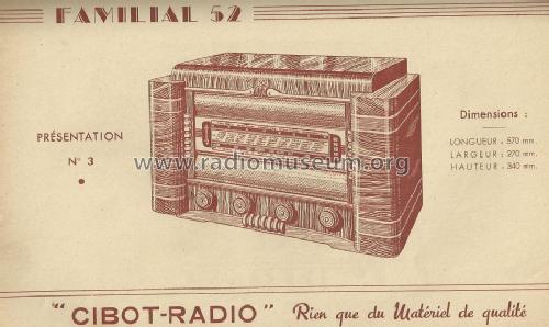 Familial 52; Cibot Radio; Paris (ID = 1460187) Radio