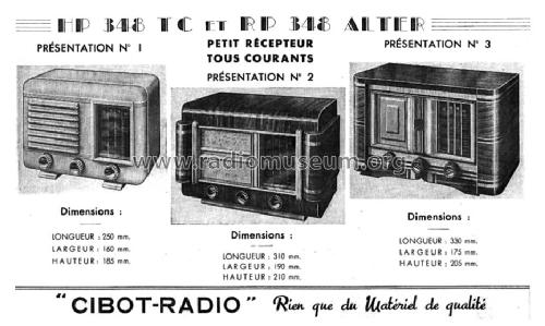 HP348 TC; Cibot Radio; Paris (ID = 1460206) Radio