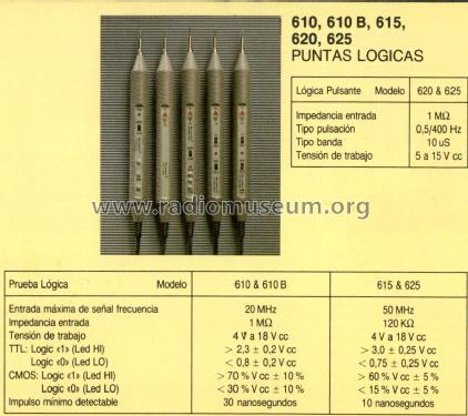 Logic Probe 610B; CIE, Chung (ID = 2918292) Equipment