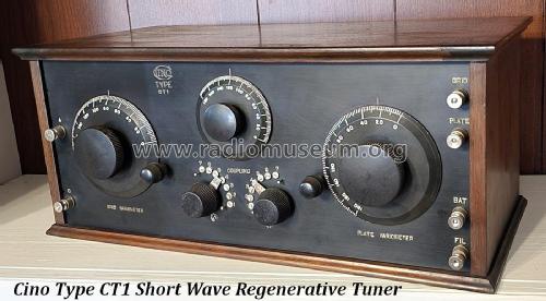 Three Circuit Regenerative Tuner Type CT1; CINO Radio (ID = 2848134) mod-pre26