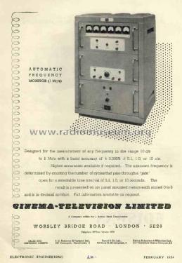 Automatic Frequency Monitor ; Cintel Band Cinema (ID = 3016467) Equipment