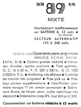 89; CIREF C.I.R.E.F.; (ID = 1975083) Radio