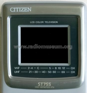 LCD Color Television ST755-IH; Citizen Electronics (ID = 2449100) Televisión