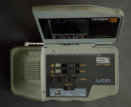 Personal LCD TV /Radio T530-1B; Citizen Electronics (ID = 2830272) TV Radio