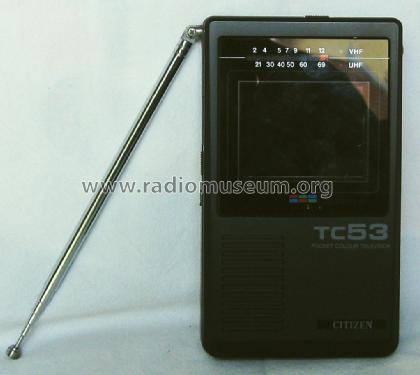 Pocket Colour Television - LC-TV TC53; Citizen Electronics (ID = 2109956) Televisore