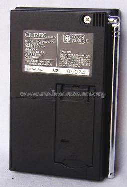 Pocket LCD Color TV P822 P822D; Citizen Electronics (ID = 1792315) Fernseh-E