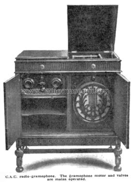 C.A.C. Radiogramophone ; CAC C.A.C. City (ID = 2905602) Radio