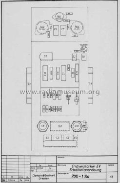 Endverstärker Präciton 20, EV; Clamann & Grahnert; (ID = 3073749) Ampl/Mixer