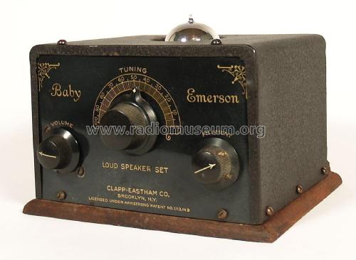 Baby Emerson Loud Speaker Set; Clapp-Eastham Co.; (ID = 1790011) Radio