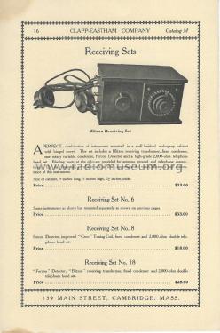 Blitzen Crystal Receiver; Clapp-Eastham Co.; (ID = 1978272) Detektor