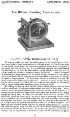 Blitzen Tuner ; Clapp-Eastham Co.; (ID = 965515) mod-pre26