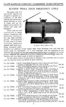 Catalog X 1916; Clapp-Eastham Co.; (ID = 1070868) Paper