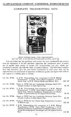 Catalog X 1916; Clapp-Eastham Co.; (ID = 1070875) Paper