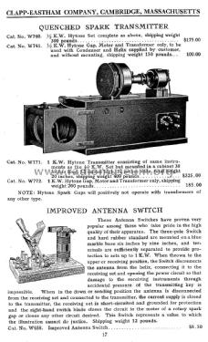 Catalog X 1916; Clapp-Eastham Co.; (ID = 1070878) Paper