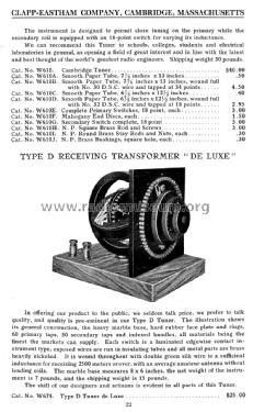 Catalog X 1916; Clapp-Eastham Co.; (ID = 1070885) Paper