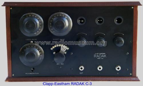 Radak C3; Clapp-Eastham Co.; (ID = 844712) Radio