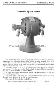 Radio Telegraph Apparatus Catalog S; Clapp-Eastham Co.; (ID = 1301929) Paper