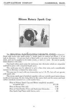 Radio Telegraph Apparatus Catalog S; Clapp-Eastham Co.; (ID = 1301930) Paper