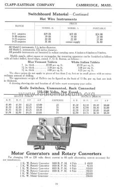 Radio Telegraph Apparatus Catalog S; Clapp-Eastham Co.; (ID = 1301932) Paper