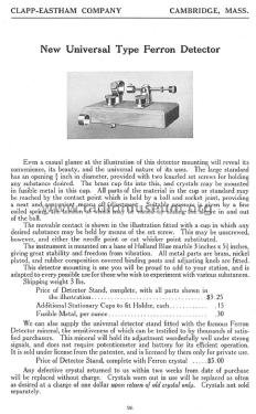 Radio Telegraph Apparatus Catalog S; Clapp-Eastham Co.; (ID = 1301940) Paper