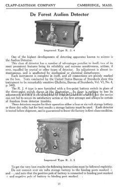 Radio Telegraph Apparatus Catalog S; Clapp-Eastham Co.; (ID = 1301941) Paper