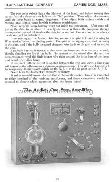 Radio Telegraph Apparatus Catalog S; Clapp-Eastham Co.; (ID = 1301942) Paper