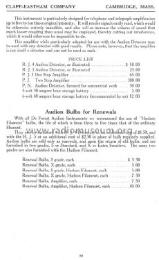 Radio Telegraph Apparatus Catalog S; Clapp-Eastham Co.; (ID = 1301943) Paper