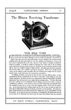 Wireless Telegraph Apparatus Catalog M; Clapp-Eastham Co.; (ID = 1008776) Paper