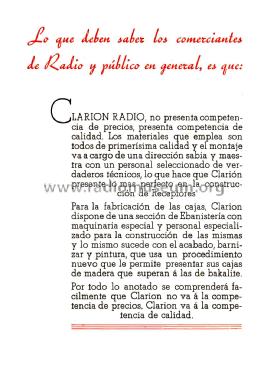 RA-41-U; Clarión; Barcelona (ID = 2497124) Radio