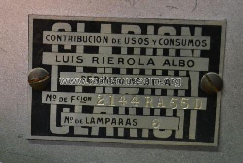 RA-55-D; Clarión; Barcelona (ID = 2397901) Radio