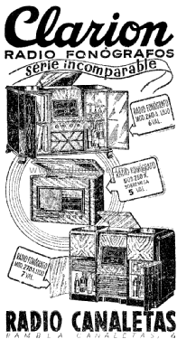 Radio Fonografo RG-260-A; Clarión; Barcelona (ID = 1387979) Radio