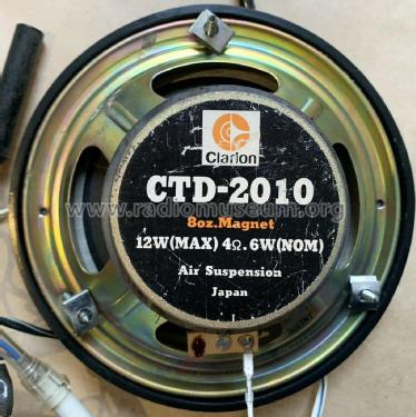 CTD-2010; Clarion Co., Ltd.; (ID = 2684720) Altavoz-Au