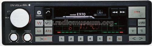 E970; Clarion Co., Ltd.; (ID = 2143614) Car Radio