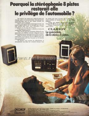 Stereo 8 Cartridge Player/Recorder HE-204A; Clarion Co., Ltd.; (ID = 1755765) Enrég.-R