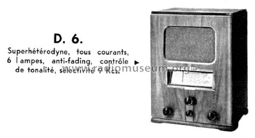 D6; Clarville CSF; Paris (ID = 1924878) Radio