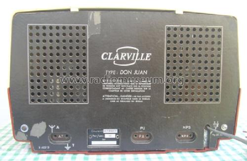 Don Juan RS318; Clarville CSF; Paris (ID = 1309106) Radio