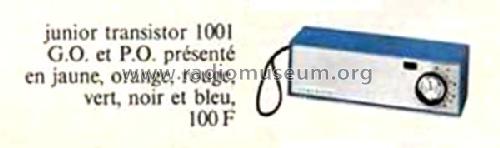 Junior Transistor 1001; Clarville CSF; Paris (ID = 1476668) Radio