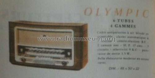 Olympic ; Clarville CSF; Paris (ID = 2547533) Radio