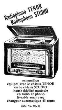 Radiophono Tenor 55; Clarville CSF; Paris (ID = 2547118) Radio