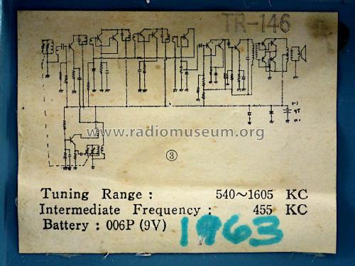 Classic 14 Transistor TR-146; Unknown - CUSTOM (ID = 2695266) Radio