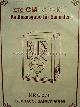 Classic Radio NRC274; Clatronic; Kempen (ID = 1199842) Radio